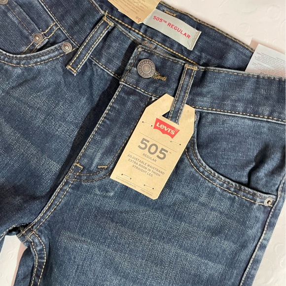 Levi's Men's Dark Blue Straight Jeans - Picture 3 of 3